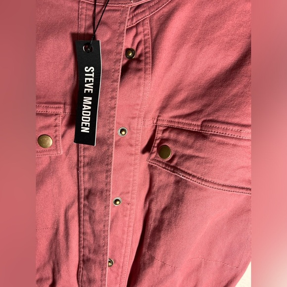 Steve Madden Utility Jumpsuit in Rose Mauve | Size Small | NWT - Picture 4 of 5